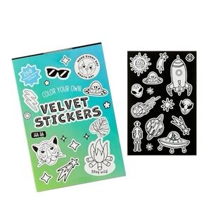 PenGear Color Your Own Velvet Stickers Sheets